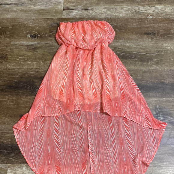 Poetry hi-low strapless dress - Picture 2 of 8